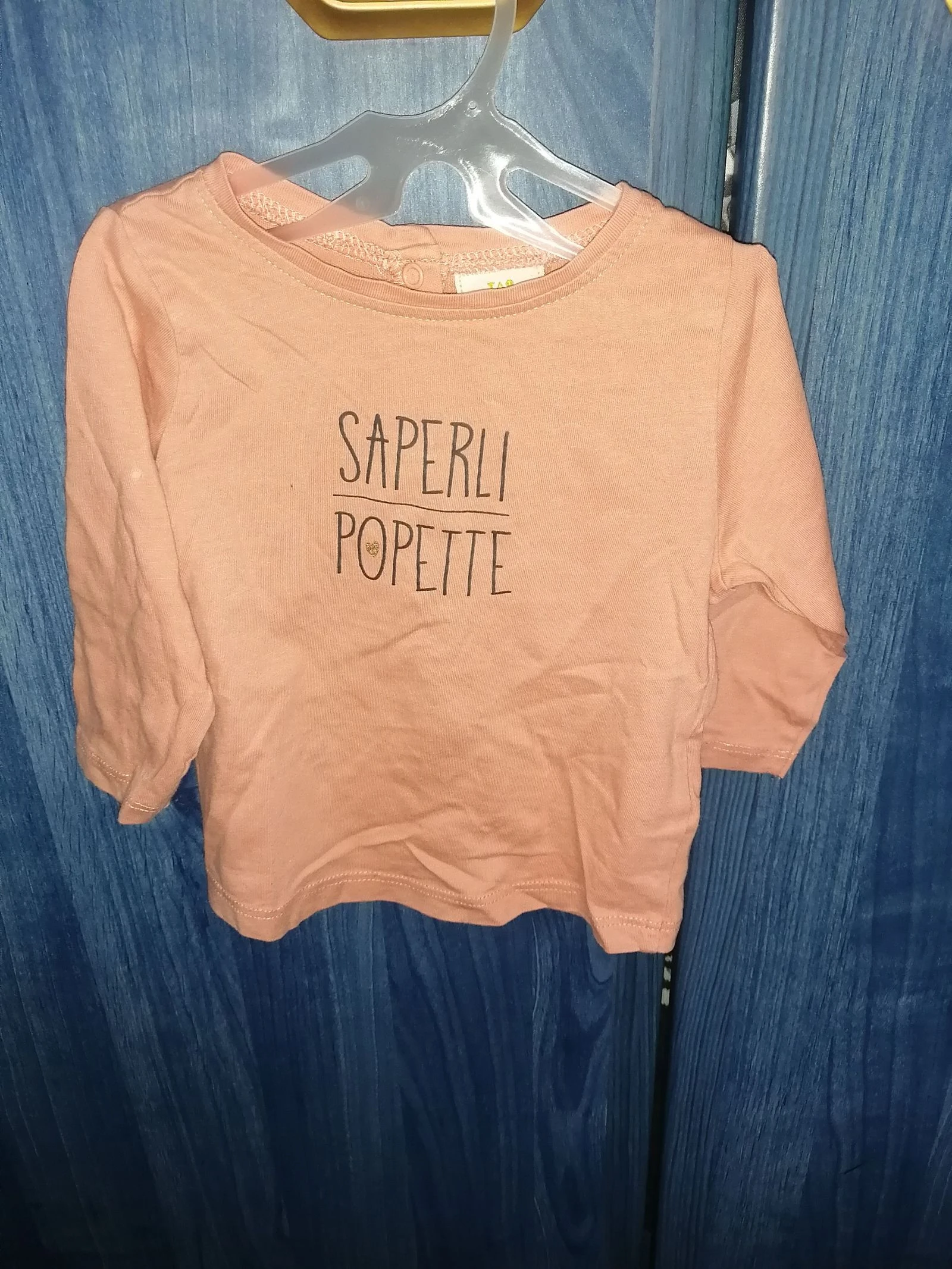Lot of 3 long-sleeved T-shirts 6 months – photo 4